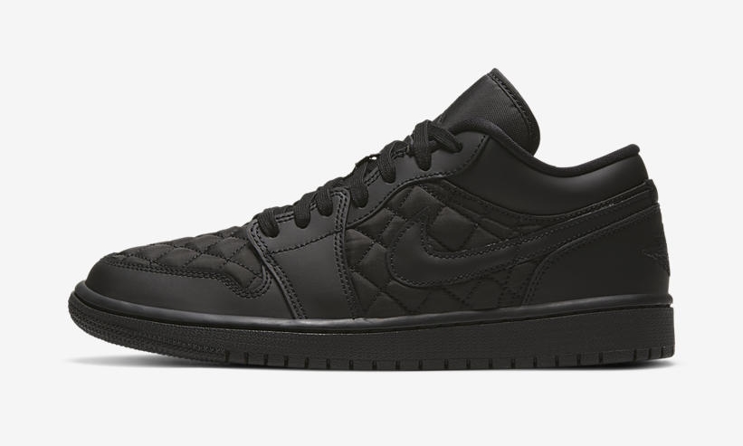 ナイキ エア ジョーダン 1 ロー “キルティング” ブラック (NIKE AIR JORDAN 1 LOW “Quilting” Black) [DB6480-001]