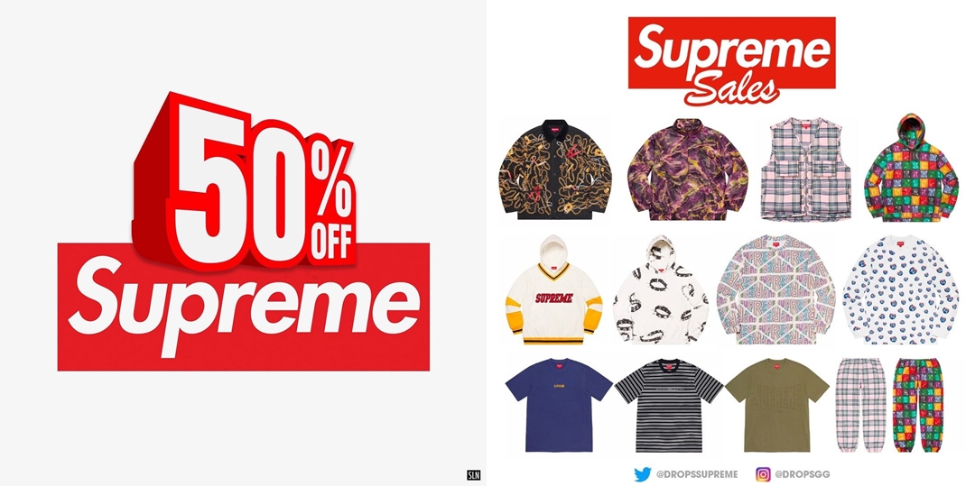 【最大 50%OFF】国内 SUPREME オンラインにて2020年秋冬コレクションが1/7 11:00～セール (シュプリーム)