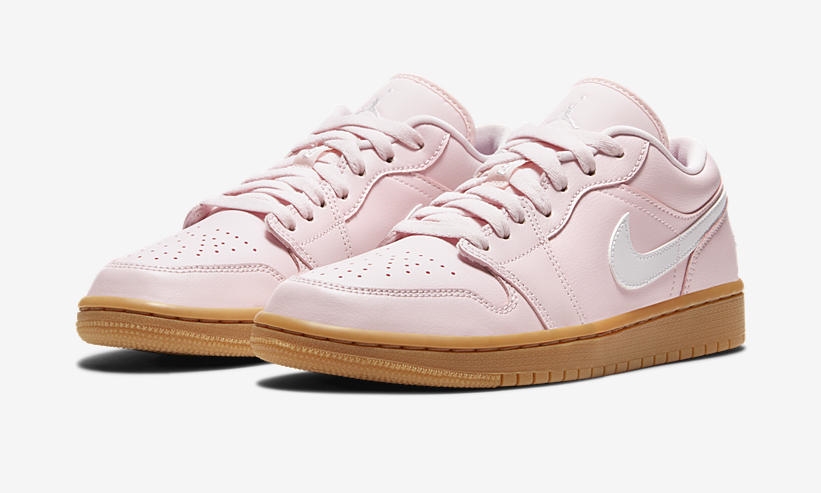 ナイキ ウィメンズ エア ジョーダン 1 ロー “アークティックピンク/ガムライトブラウン” (NIKE WMNS AIR JORDAN 1 LOW “Arctic Pink/Gum-Light Brown”) [DC0774-601]