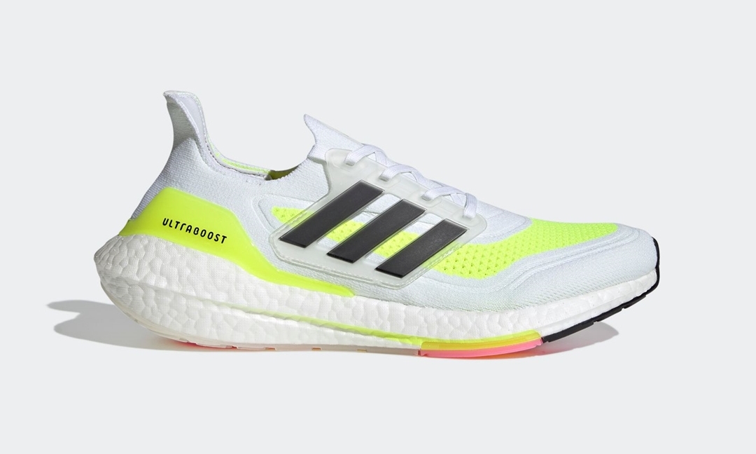 2/4 発売！adidas ULTRA BOOST 21 “White/Core Black/Solar Yellow” (アディダス ウルトラ ブースト 21 “ホワイト/コアブラック/ソーラーイエロー”) [FY0377]