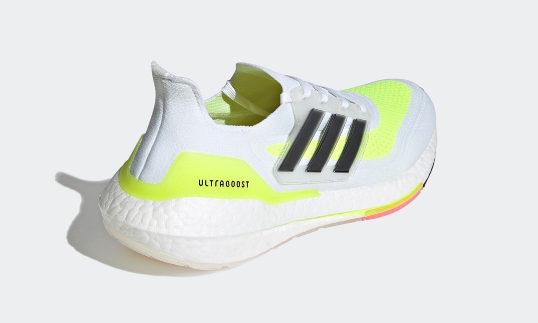 2/4 発売！adidas ULTRA BOOST 21 “White/Core Black/Solar Yellow” (アディダス ウルトラ ブースト 21 “ホワイト/コアブラック/ソーラーイエロー”) [FY0377]