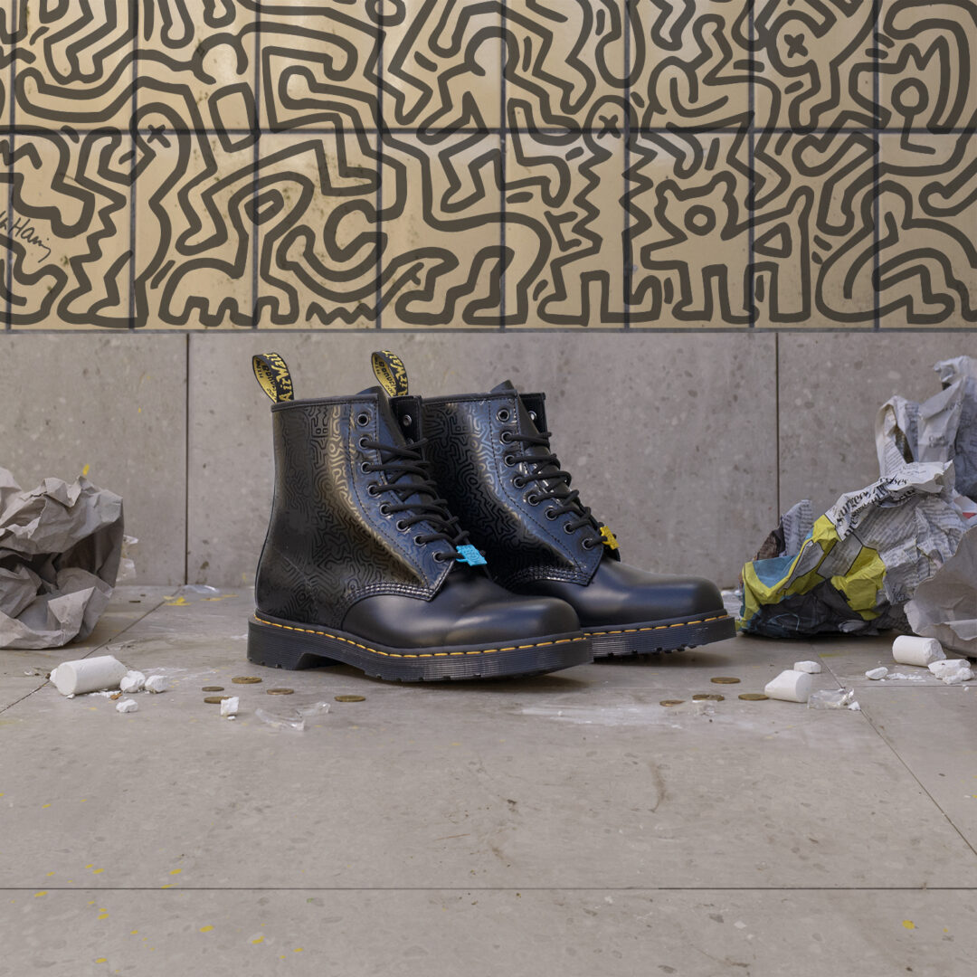 【1/21 発売】Dr. Martens x KEITH HARING コラボ 8ホールブーツ/3ホールブーツ (ドクターマーチン キース・へリング)