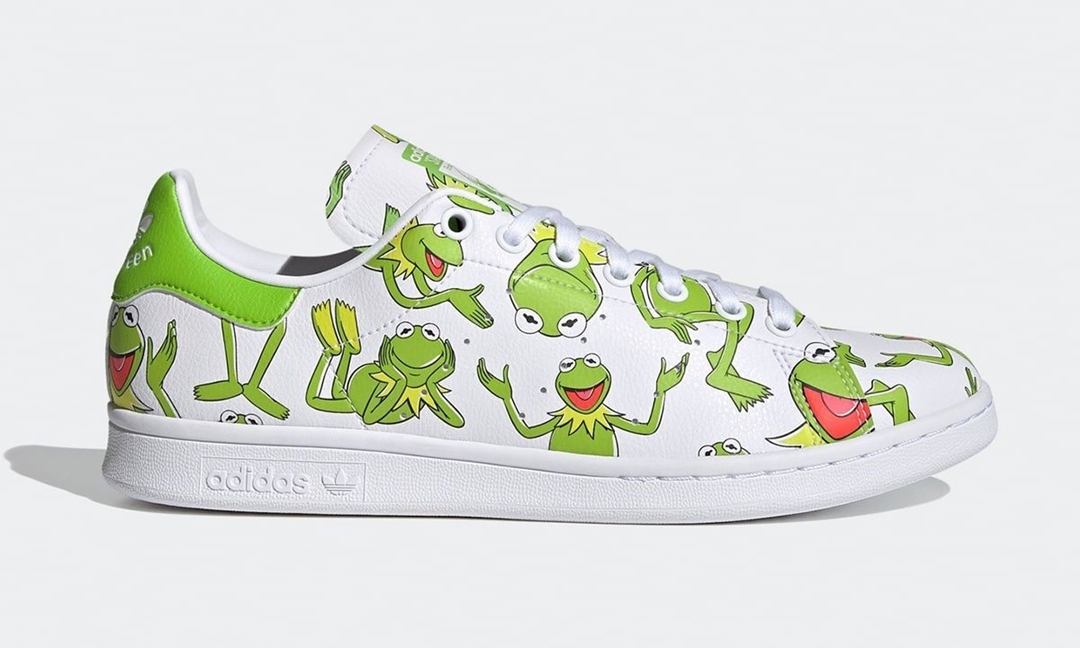 【国内 4/4 発売】グリーンカラーのキャラクターを採用した「キャラクターパック」からKermit the Frog x adidas Originals STAN SMITH (カーミット ザ フロッグ アディダス オリジナルス スタンスミス) [FZ2707]が登場！