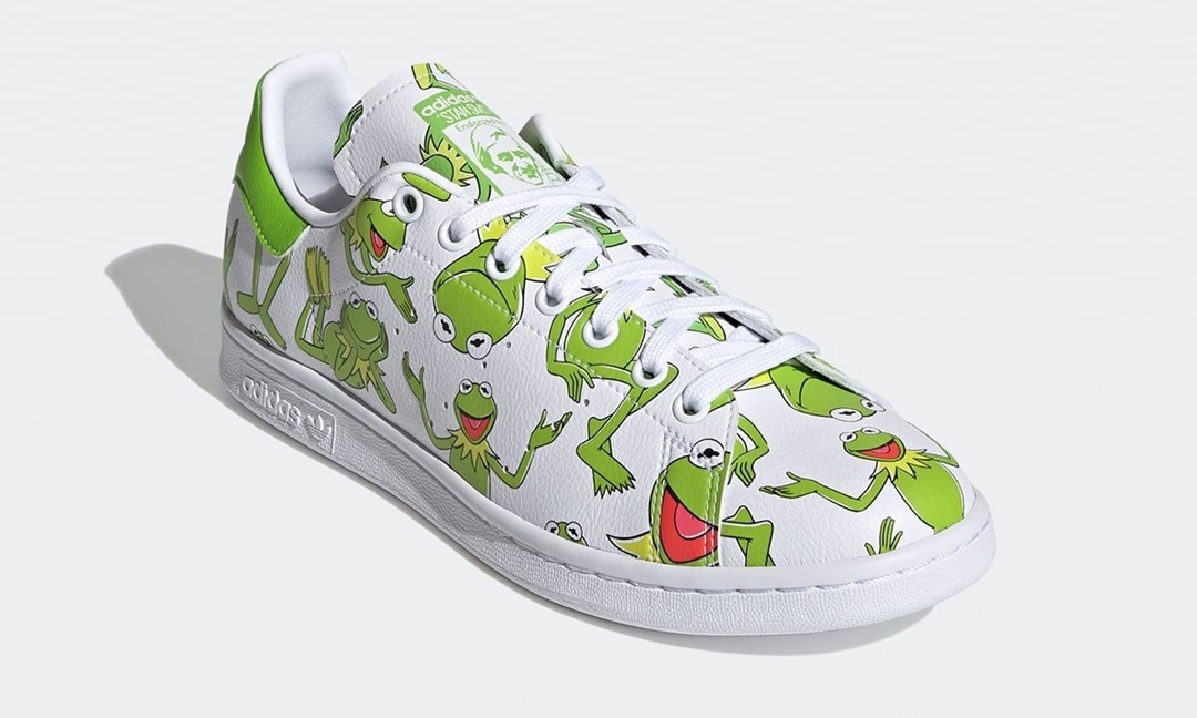 【国内 4/4 発売】グリーンカラーのキャラクターを採用した「キャラクターパック」からKermit the Frog x adidas Originals STAN SMITH (カーミット ザ フロッグ アディダス オリジナルス スタンスミス) [FZ2707]が登場！