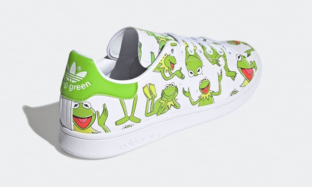 【国内 4/4 発売】グリーンカラーのキャラクターを採用した「キャラクターパック」からKermit the Frog x adidas Originals STAN SMITH (カーミット ザ フロッグ アディダス オリジナルス スタンスミス) [FZ2707]が登場！