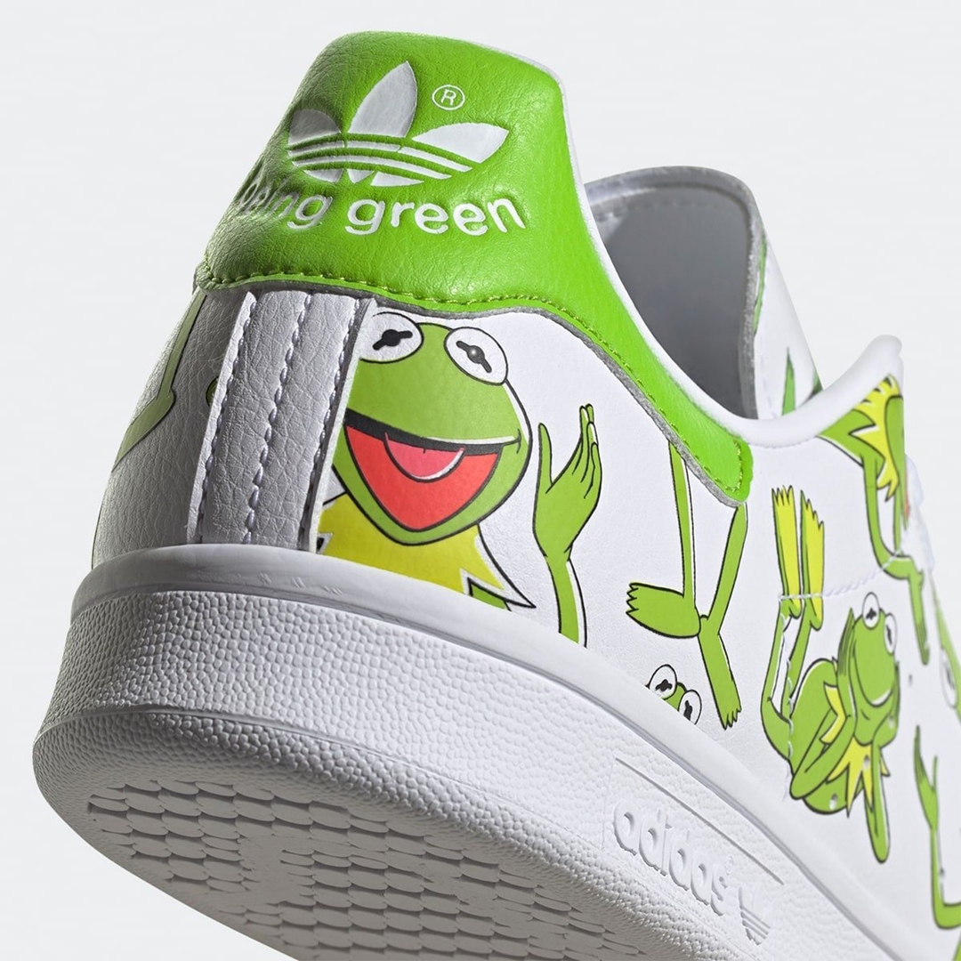 【国内 4/4 発売】グリーンカラーのキャラクターを採用した「キャラクターパック」からKermit the Frog x adidas Originals STAN SMITH (カーミット ザ フロッグ アディダス オリジナルス スタンスミス) [FZ2707]が登場！