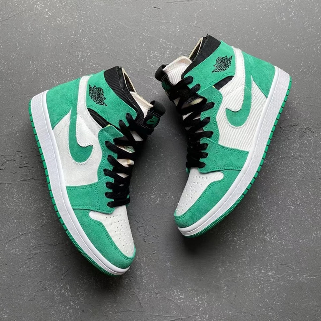 【国内 4/5 発売】ナイキ エア ジョーダン 1 ハイ ズーム “スタジアムグリーン/ブラック/ホワイト” (NIKE AIR JORDAN 1 HIGH ZOOM “Stadium Green/Black/White”) [CT0978-300]