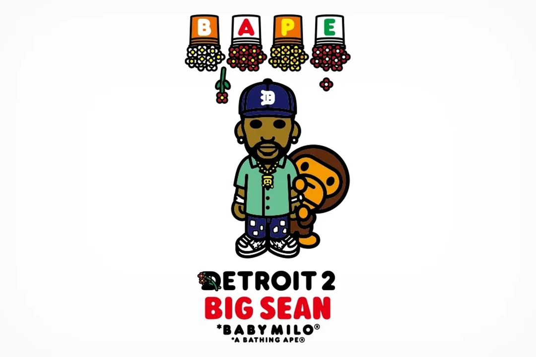 BIG SEAN × A BATHING APE “DETROIT 2 TEE”が1/16 発売 (ビッグ・ショーン ア ベイシング エイプ)