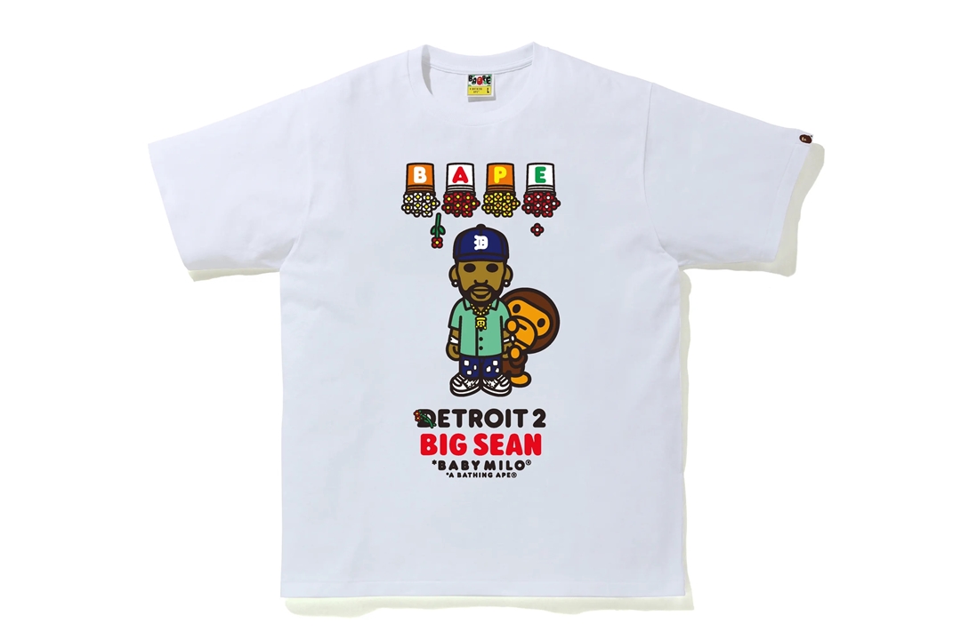 BIG SEAN × A BATHING APE “DETROIT 2 TEE”が1/16 発売 (ビッグ・ショーン ア ベイシング エイプ)