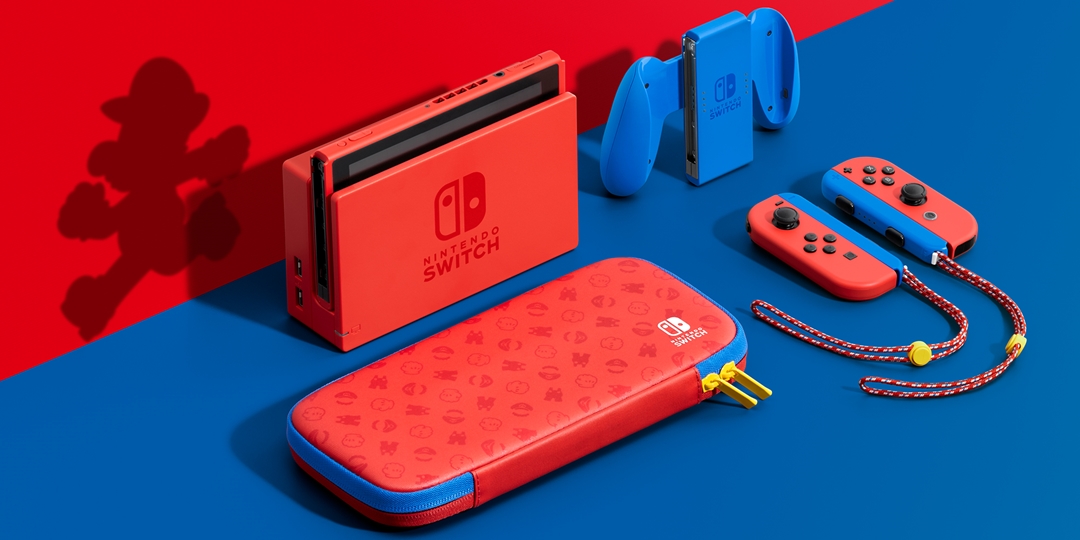 ニンテンドースイッチ 新色「マリオレッドxブルー」が2/12 発売 (Nintendo Switch)