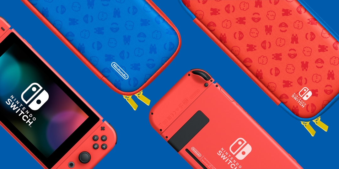 ニンテンドースイッチ 新色「マリオレッドxブルー」が2/12 発売 (Nintendo Switch)