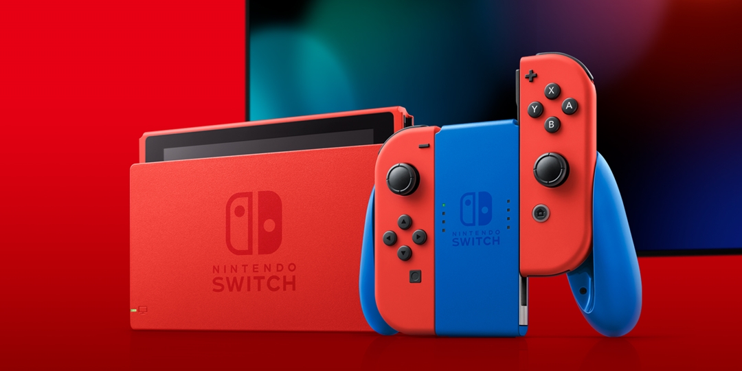 ニンテンドースイッチ 新色「マリオレッドxブルー」が2/12 発売 (Nintendo Switch)