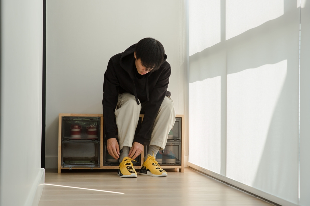 【国内 11/24 発売】ローテーブルにもスツールにもなっちゃう「TOWER BOX SNEAKERS WOODEN STOOL」が発売 (タワーボックス)