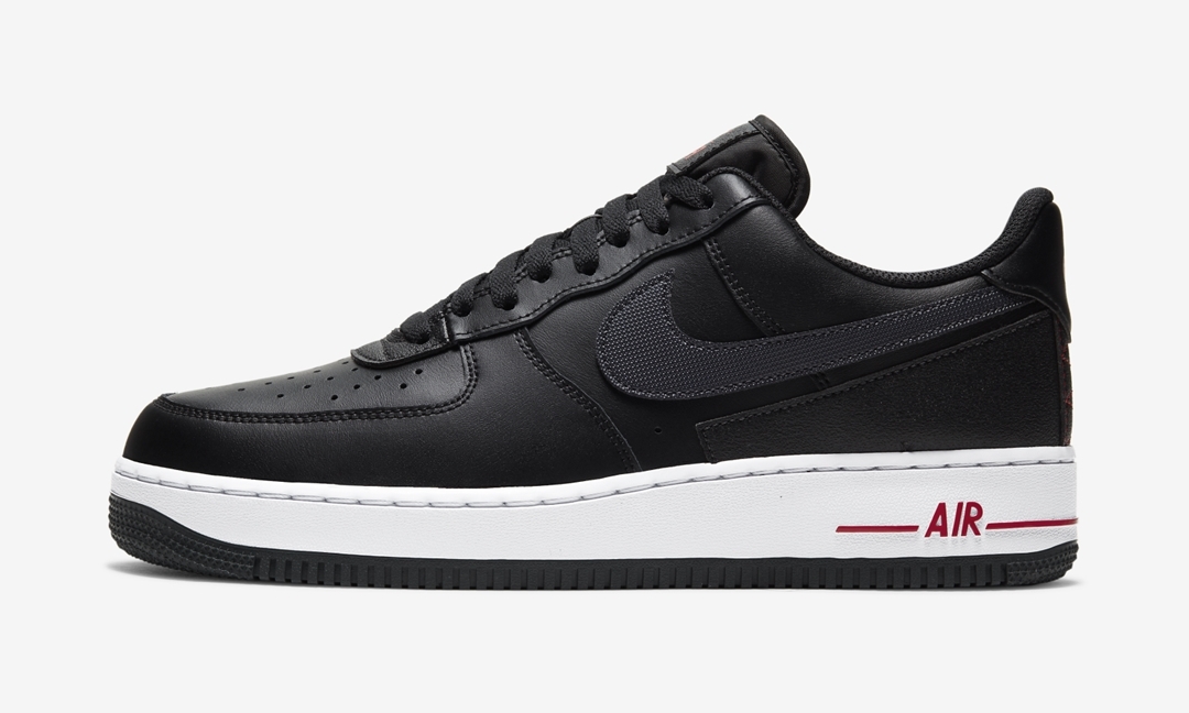 ナイキ エア フォース 1 ロー “ブラック/レッド” (NIKE AIR FORCE 1 LOW “Black/Red”) [DD7113-001]