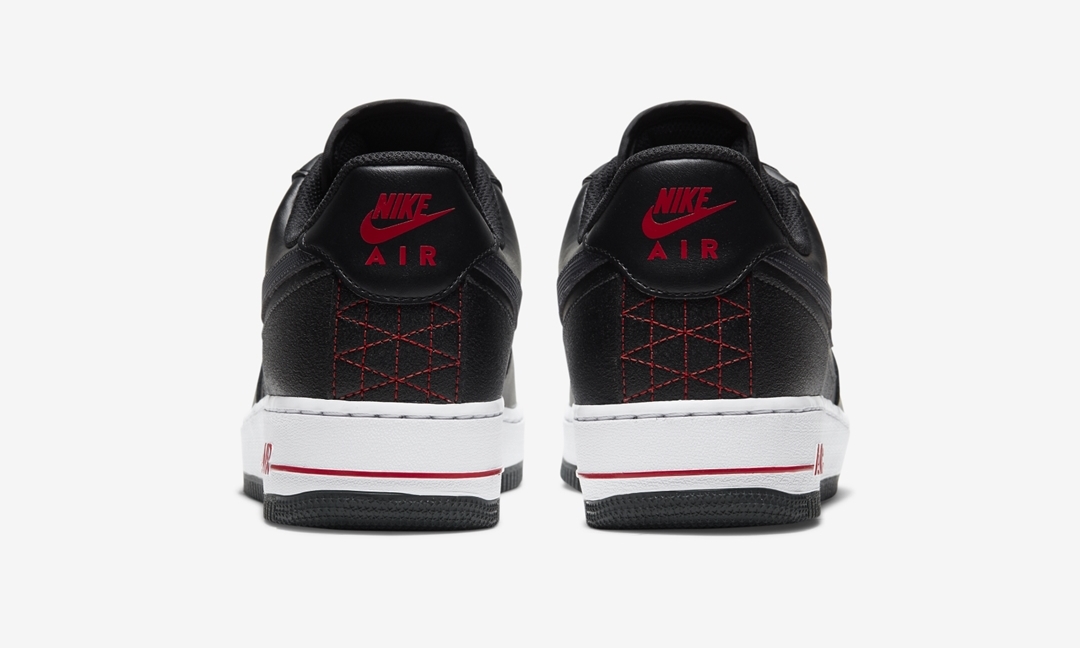 ナイキ エア フォース 1 ロー “ブラック/レッド” (NIKE AIR FORCE 1 LOW “Black/Red”) [DD7113-001]