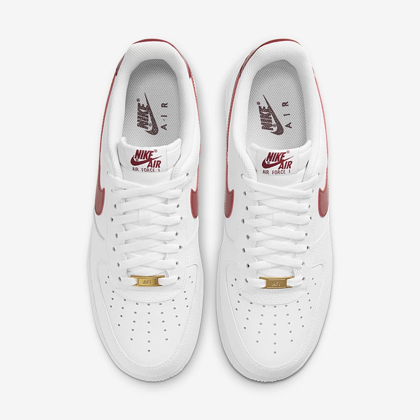 【国内 3/13 発売】ナイキ エア フォース 1 07 ロー “ホワイト/チームレッド” (NIKE AIR FORCE 1 07 LOW “White/Team Red”) [CZ0326-100]