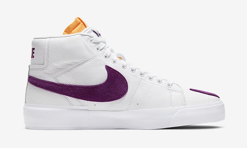 国内 2/24 発売！ナイキ SB ブレーザー ミッド エッジ “ホワイト/パープル/ゴールド” (NIKE SB BLAZER MID EDGE “White/Purple/Gold”) [DA2189-100]