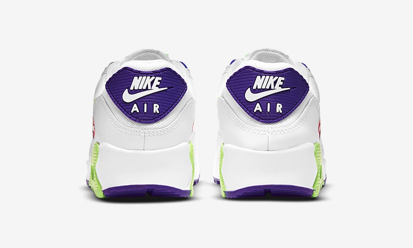 ナイキ エア マックス 90 “ホワイト/ピンク/パープル/グリーン” (NIKE AIR MAX 90 “White/Pink/Purple/Green”) [DH0250-100]