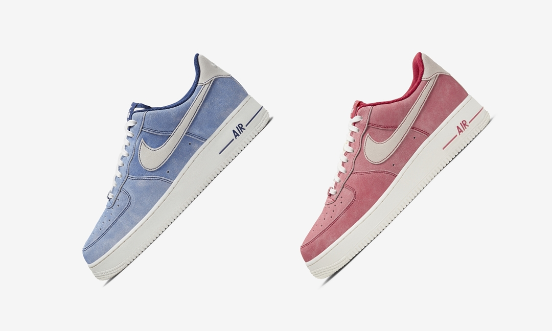 ナイキ エア フォース 1 ロー “ブルー/ピンク スエード” (NIKE AIR FORCE 1 LOW “Blue/Pink SUEDE”) [DH0265-400,600]