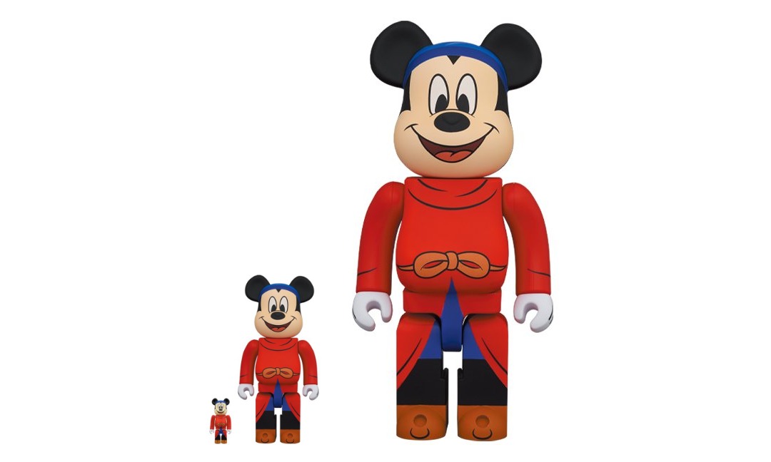 BE@RBRICK MICKEY MOUSE(R&W)100％400％
