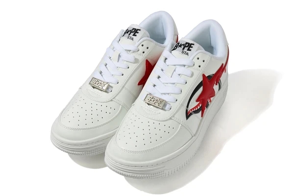 BAPE STA からシャークモチーフとSTAを重ね合わせた「SHARK BAPE STA LOW」が1/23 発売 (A BATHING APE ア ベイシング エイプ)