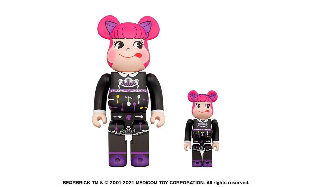 ANNA SUI × ペコラコラボデザイン BE@RBRICK 100% & 400%が1/25 23:59まで抽選販売 (アナ・スイ ベアブリック)