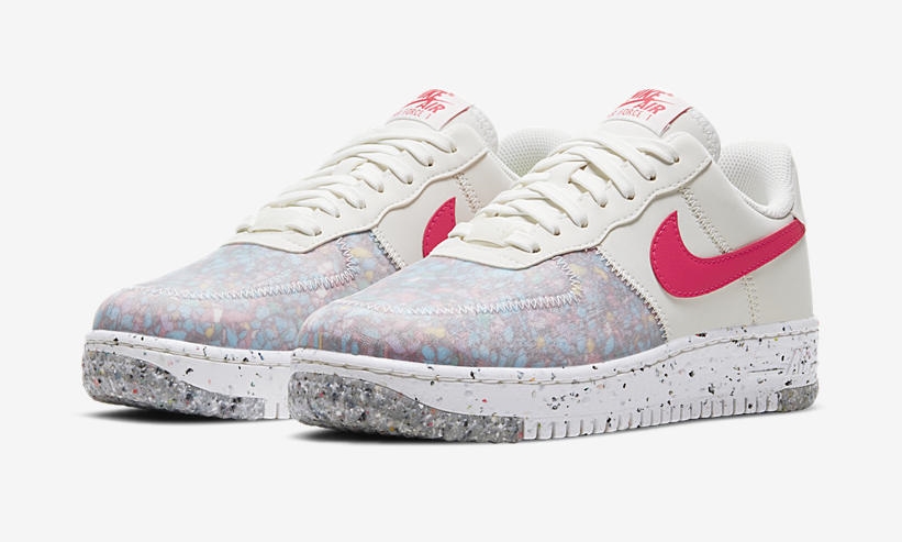 ナイキ ウィメンズ エア フォース 1 クレーター フォーム “スペースヒッピー” サミットホワイト/サイレンレッド (NIKE WMNS AIR FORCE 1 CRATER FOAM “SPACE HIPPIE” Summit White/Siren Red) [CT1986-101]