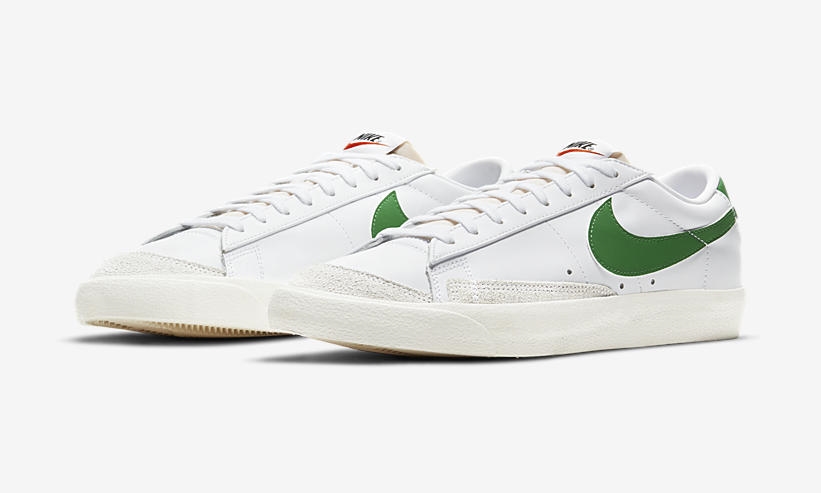 ナイキ ブレーザー ロー 77 ビンテージ “ホワイト/パイングリーン” (NIKE BLAZER LOW 77 VINTAGE “White/Pine Green”) [DA6364-115]