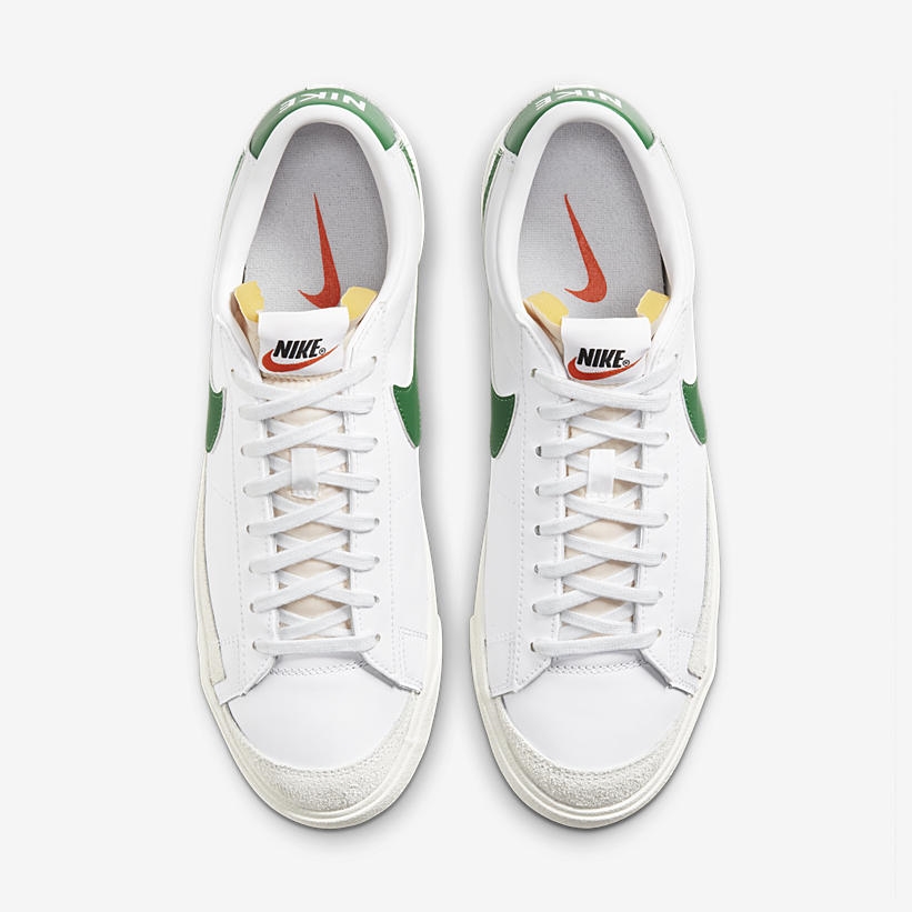ナイキ ブレーザー ロー 77 ビンテージ “ホワイト/パイングリーン” (NIKE BLAZER LOW 77 VINTAGE “White/Pine Green”) [DA6364-115]