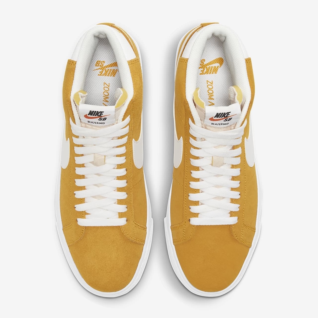 ナイキ SB ズーム ブレーザー ミッド “ユニバーシティゴールド/ブラック/ホワイト” (NIKE SB ZOOM BLAZER MID “University Gold/Black/White”) [864349-700]