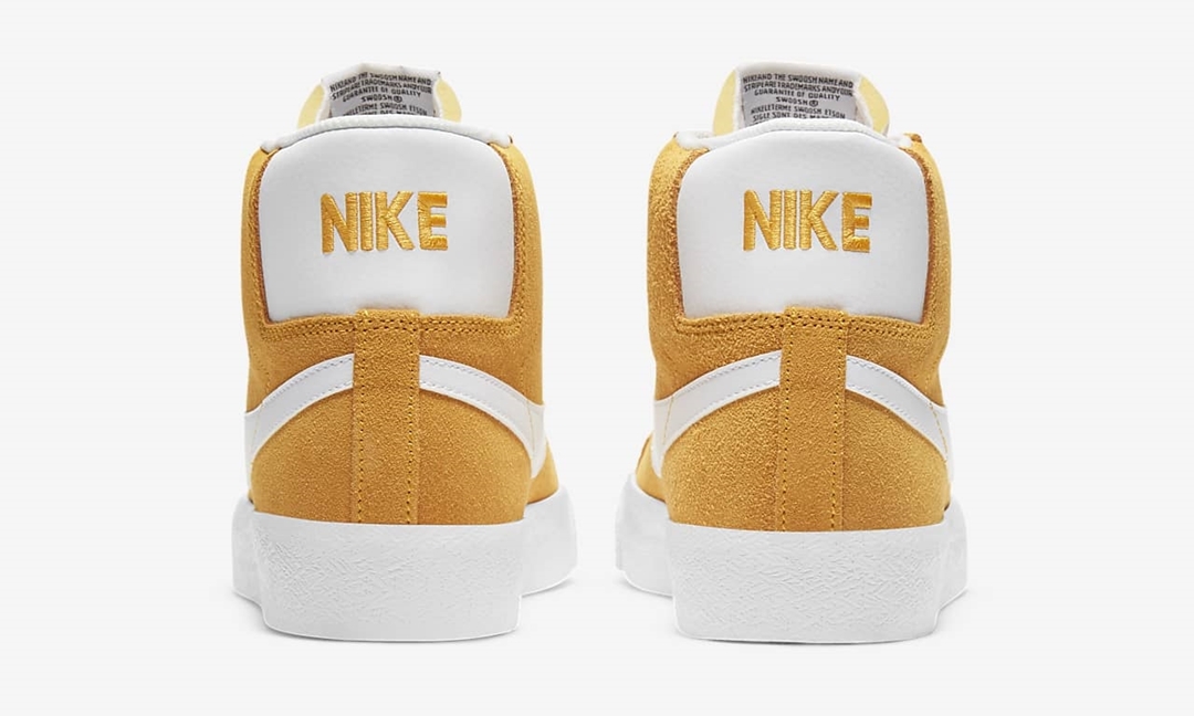 ナイキ SB ズーム ブレーザー ミッド “ユニバーシティゴールド/ブラック/ホワイト” (NIKE SB ZOOM BLAZER MID “University Gold/Black/White”) [864349-700]