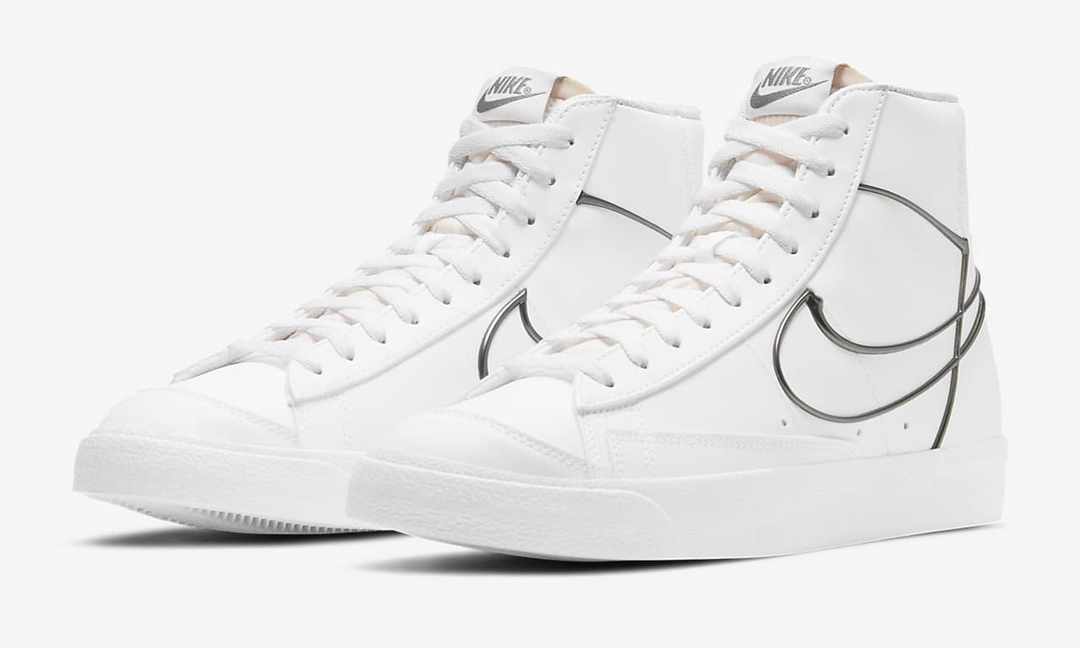 1/21 発売！ナイキ ブレーザー ミッド 77 “ホワイト/メタリックピューター” (NIKE BLAZER MID 77 “White/Metallic Pewter”) [DH4099-100]