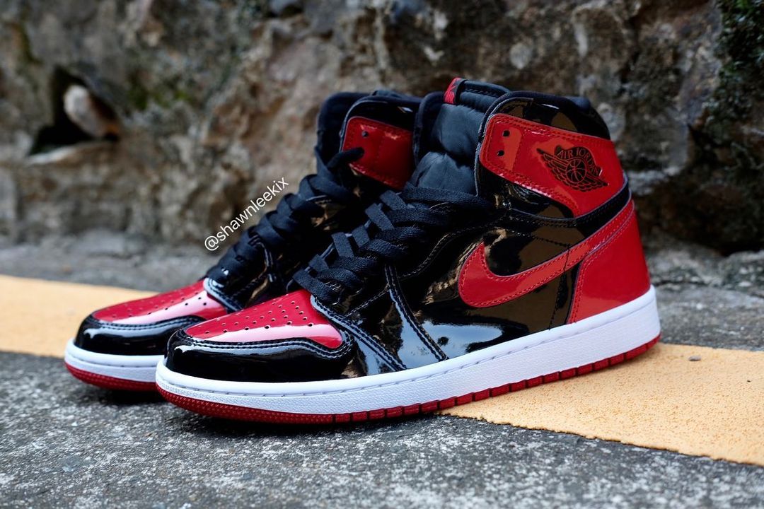 NIKE aj1 patent bred パテントブレッド