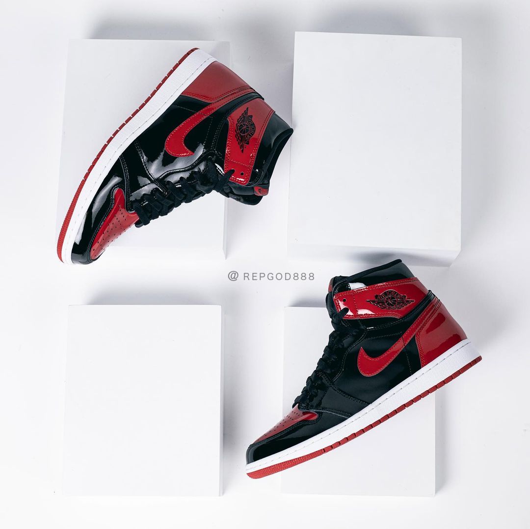 【国内 1/15 発売】ナイキ エア ジョーダン 1 レトロ ハイ OG “パテントブレッド/ファミリー” (NIKE AIR JORDAN 1 RETRO HIGH OG “Patent Bred/Family”) [555088-063]