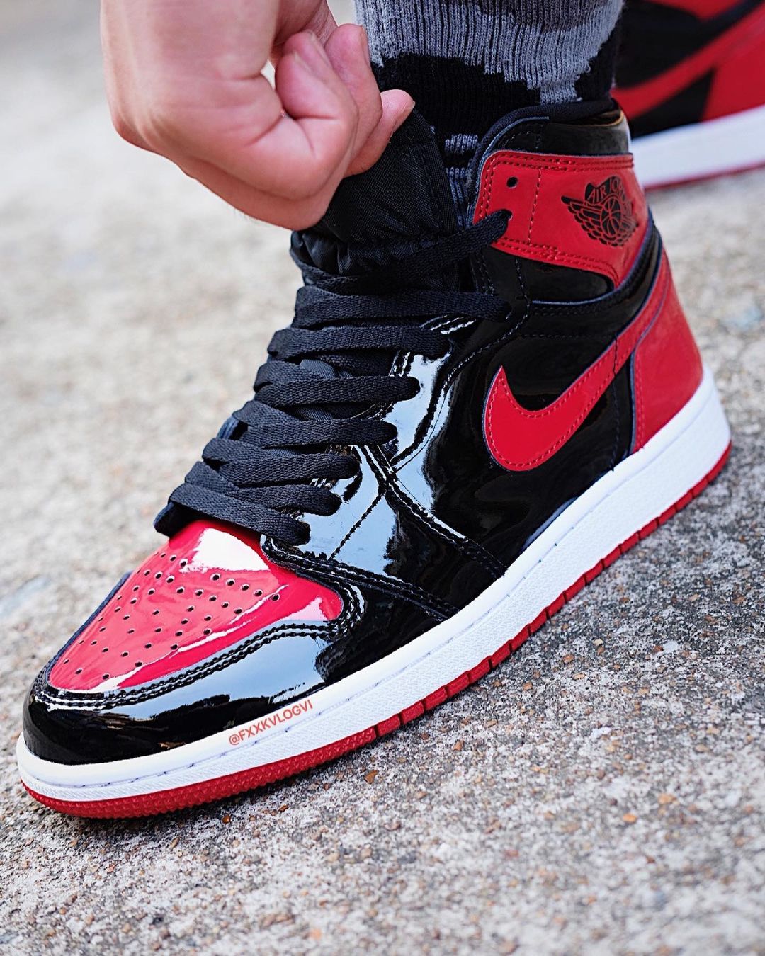 NIKE aj1 patent bred パテントブレッド