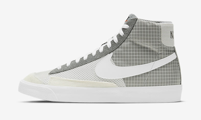 ナイキ ブレーザー ミッド 77 パッチ “スモークグレー” (NIKE BLAZER MID 77 PATCH “Smoke Grey”) [DD1162-001]