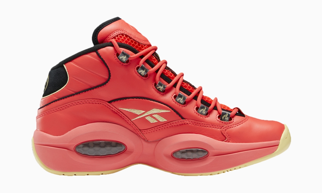 2/18 発売！ホットワンズ × リーボック クエスチョン "ネオンチェリー" (HOT ONES REEBOK QUESTION MID "Neon Cherry") [GV7093]