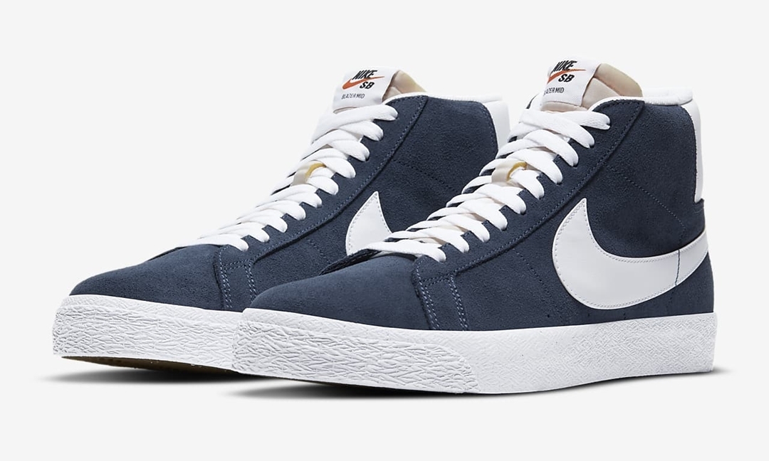 ナイキ SB ズーム ブレーザー ミッド “ディープシーブルー/ブラック/ホワイト” (NIKE SB ZOOM BLAZER MID “Deep Sea Blue/Black/White”) [864349-401]