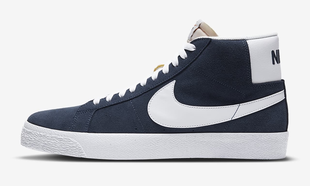 ナイキ SB ズーム ブレーザー ミッド “ディープシーブルー/ブラック/ホワイト” (NIKE SB ZOOM BLAZER MID “Deep Sea Blue/Black/White”) [864349-401]