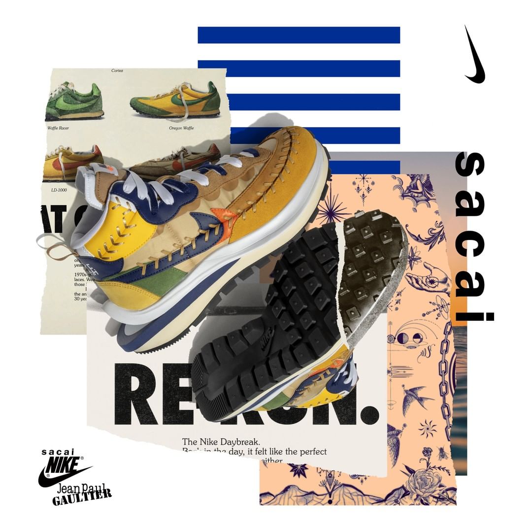 【国内 2/21 発売】NIKE × Sacai x Jean-Paul Gaultier LD VAPOR WAFFLE (ナイキ サカイ ジャン＝ポール・ゴルチエ ヴェイパー ワッフル) [DH9186-001,200]