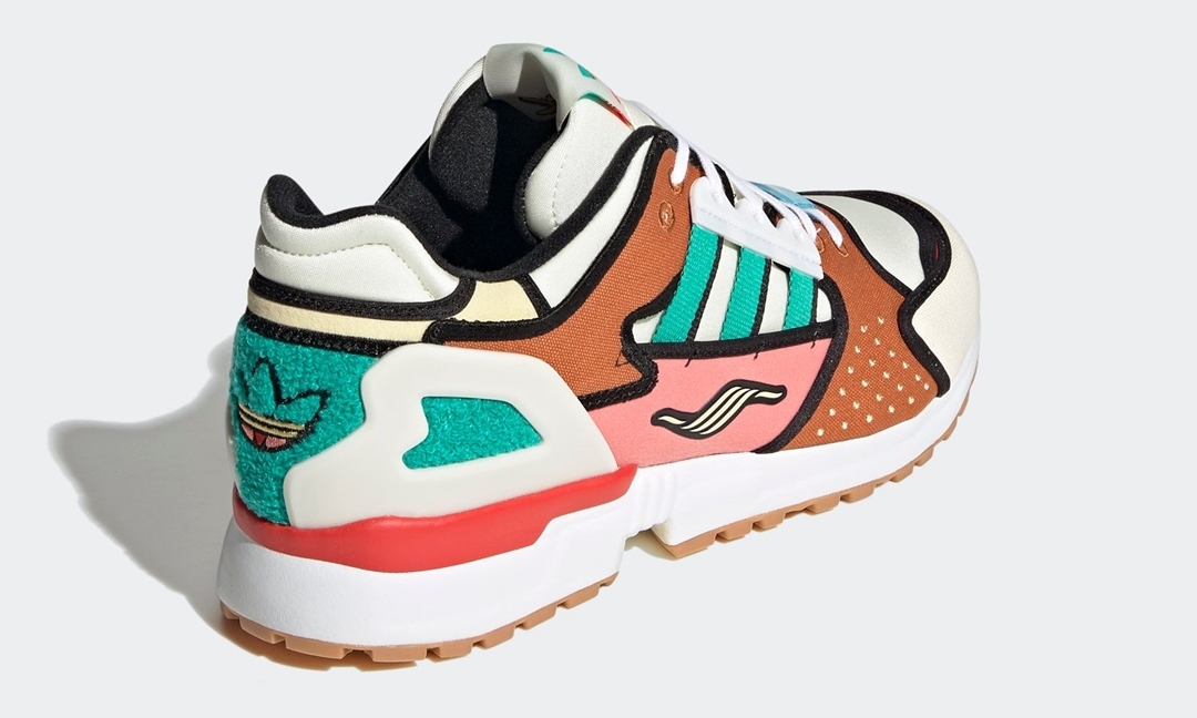 2021年 春発売予定！adidas Originals ZX 10000 C “The Simpsons/Krusty Burger” (アディダス オリジナルス ゼットエックス 10000 “シンプソンズ/クラスティ・バーガー”) [H05783]