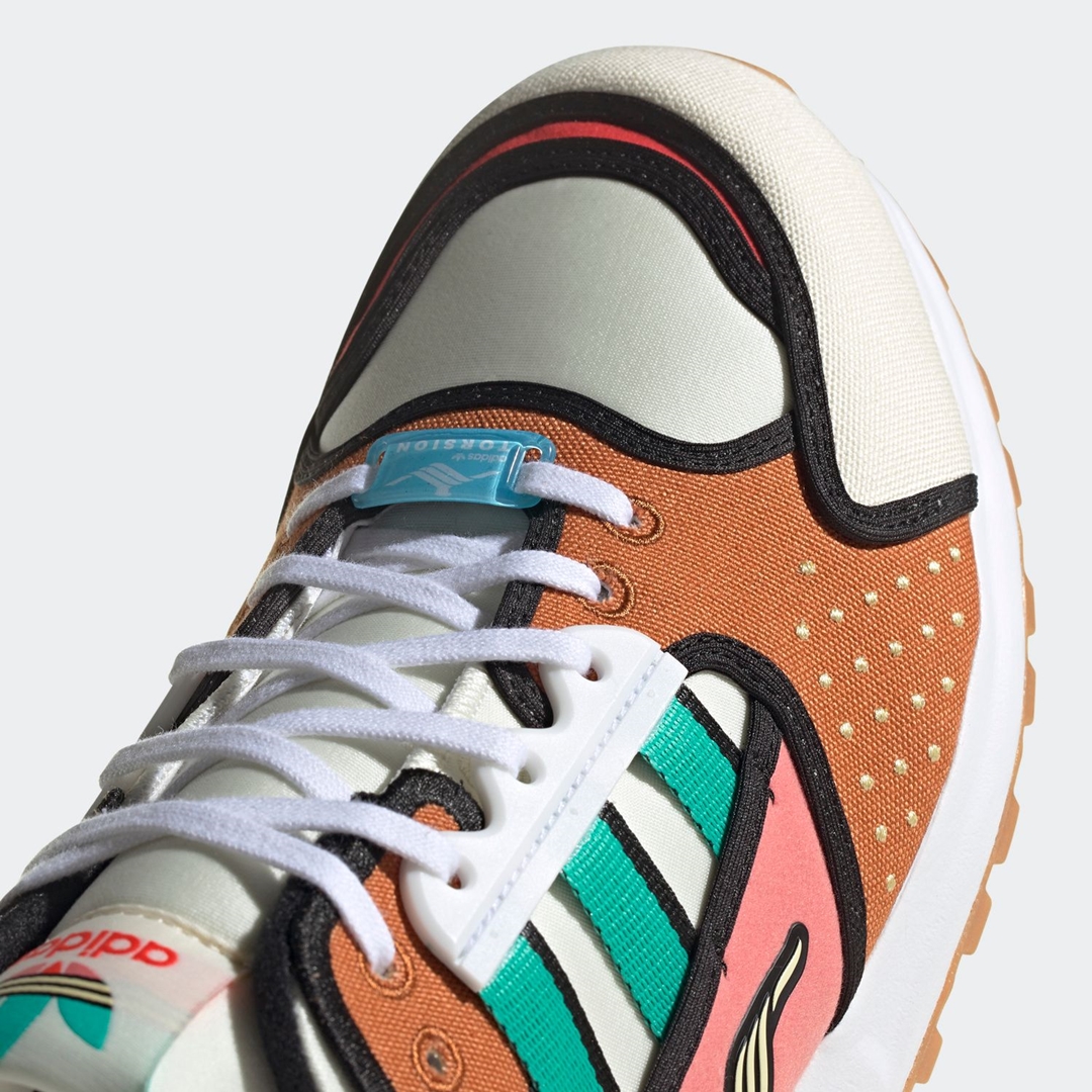 2021年 春発売予定！adidas Originals ZX 10000 C “The Simpsons/Krusty Burger” (アディダス オリジナルス ゼットエックス 10000 “シンプソンズ/クラスティ・バーガー”) [H05783]