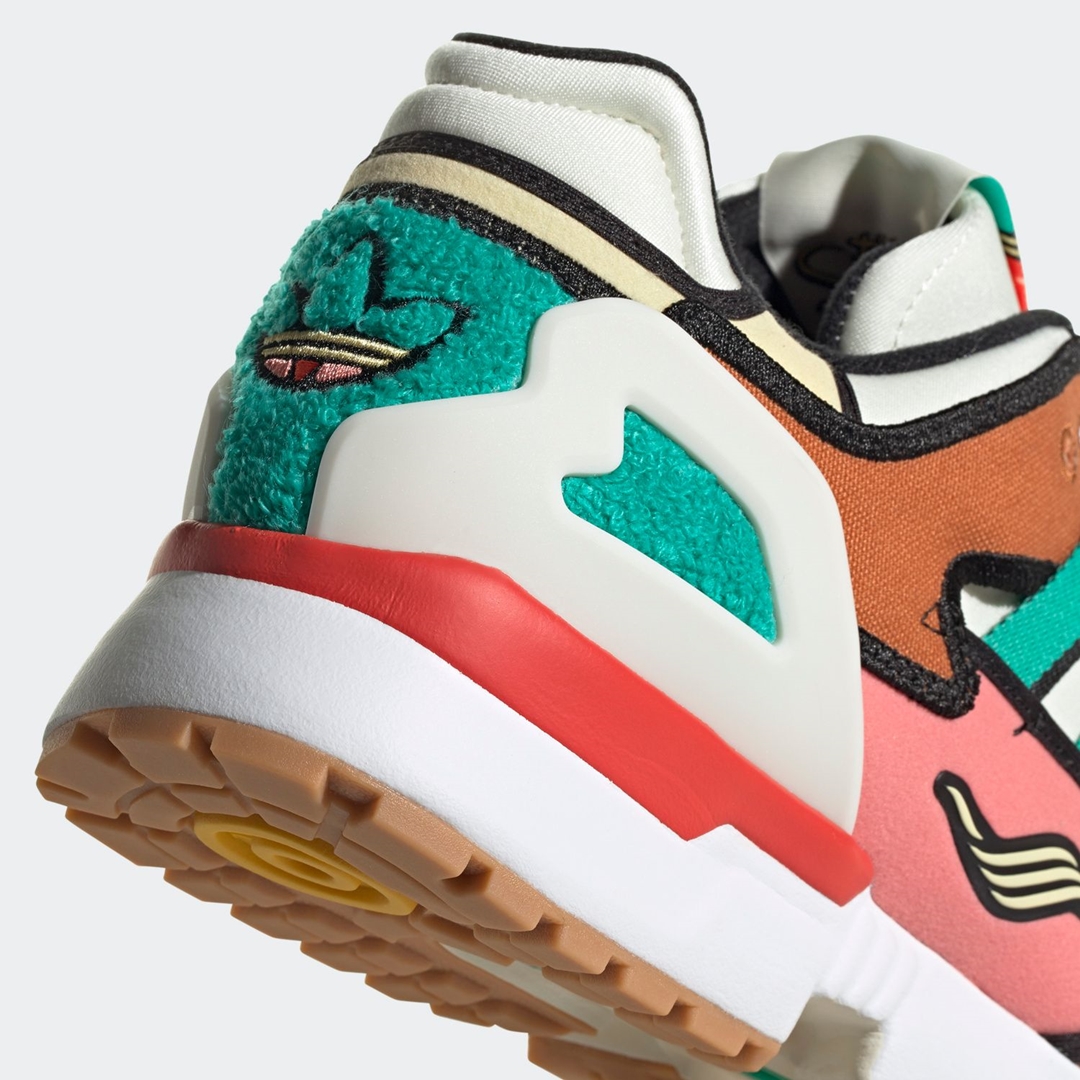 2021年 春発売予定！adidas Originals ZX 10000 C “The Simpsons/Krusty Burger” (アディダス オリジナルス ゼットエックス 10000 “シンプソンズ/クラスティ・バーガー”) [H05783]