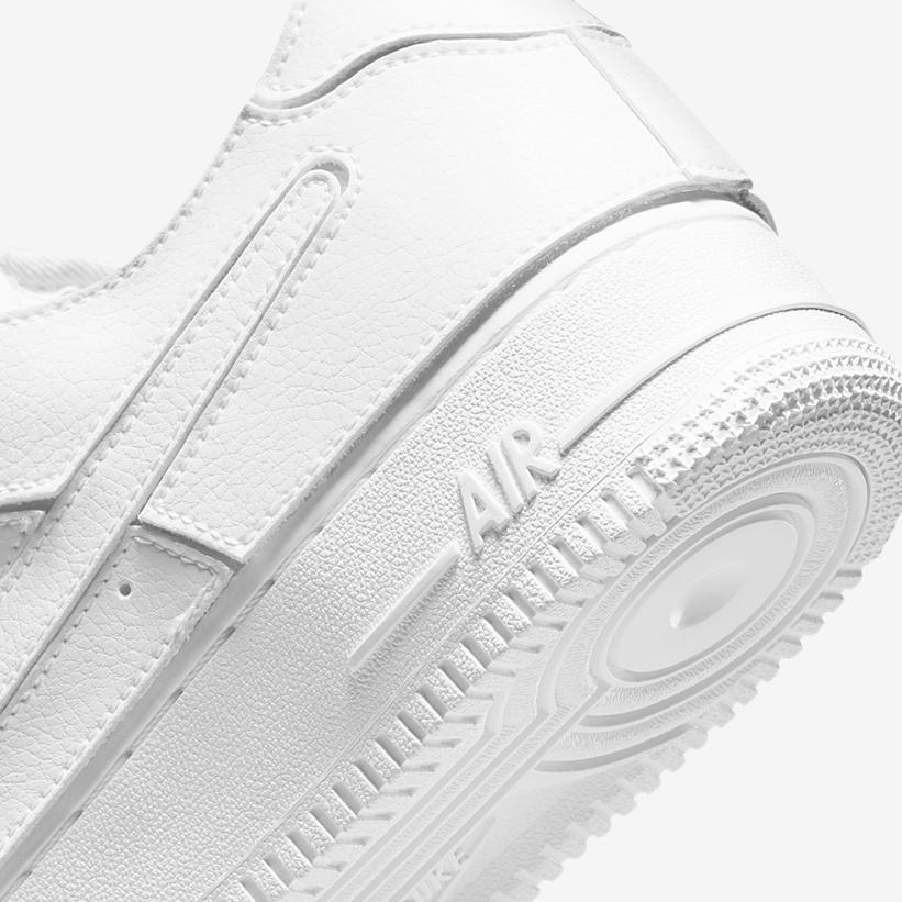 カスタム前提のナイキ エア フォース 1/1 ロー “トリプルホワイト” (NIKE AIR FORCE 1/1 LOW “Triple White”) [CV1758-100]