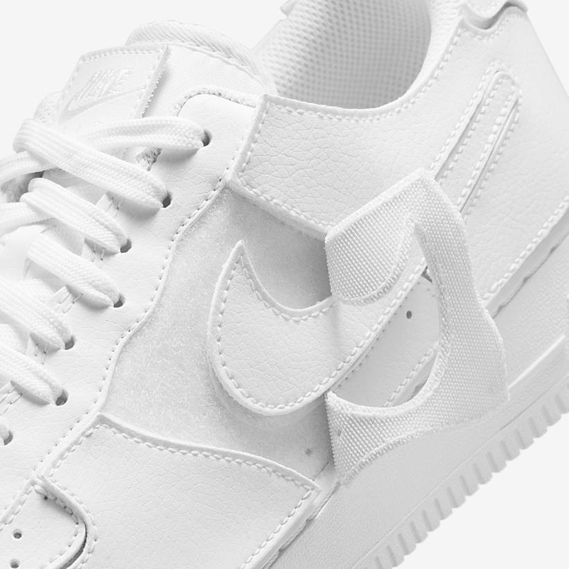 カスタム前提のナイキ エア フォース 1/1 ロー “トリプルホワイト” (NIKE AIR FORCE 1/1 LOW “Triple White”) [CV1758-100]