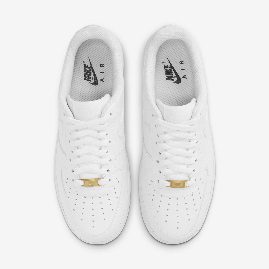 ナイキ エア フォース 1 ロー プレミアム “ホワイト/メタリックゴールド” (NIKE AIR FORCE 1 LOW PREMIUM “White/Metallic Gold”) [CZ0326-101]