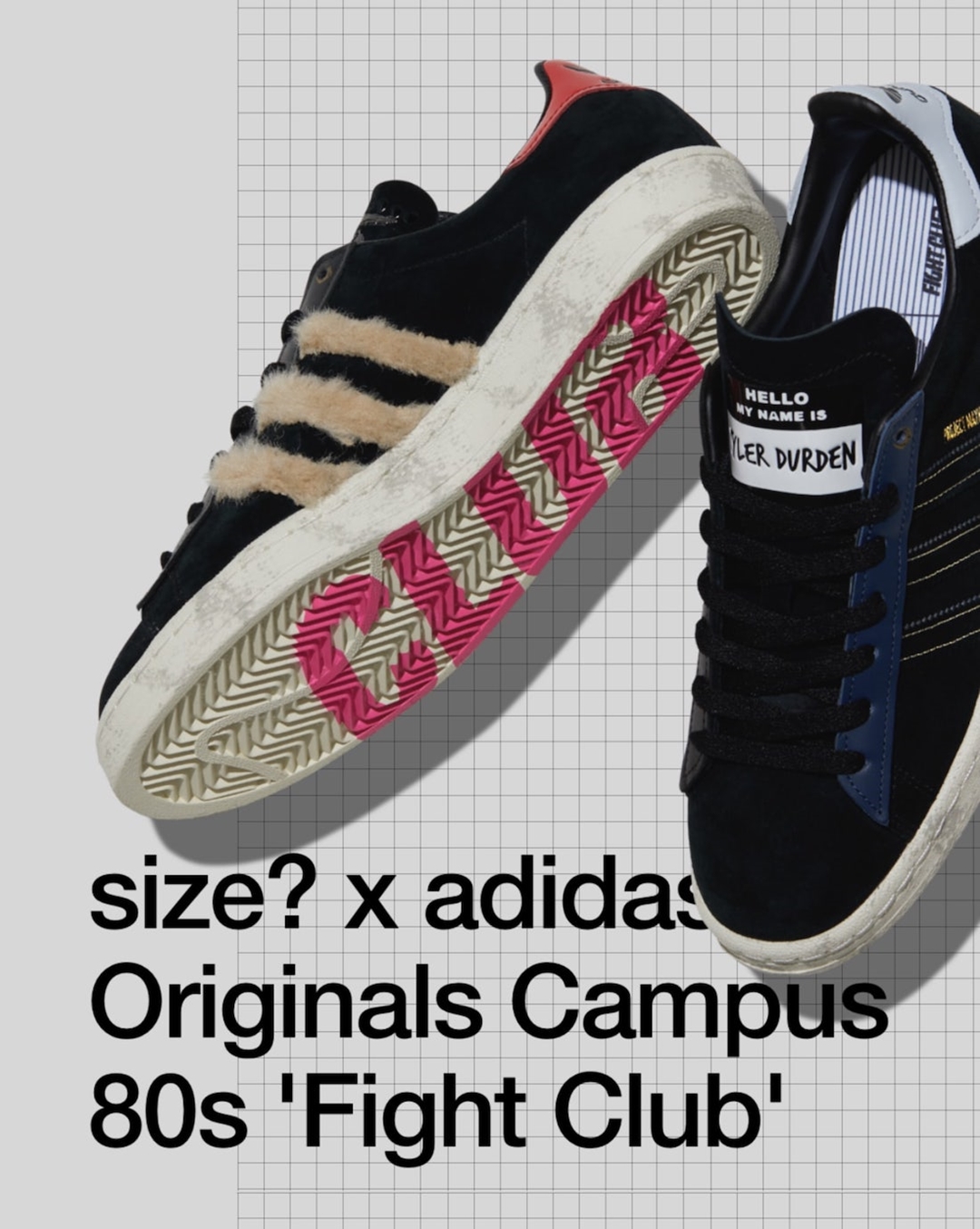 海外 9/10 発売！size? x adidas Originals CAMPUS 80s “Fight Club” (サイズ? アディダス オリジナル キャンパス 80s “ファイトクラブ”)