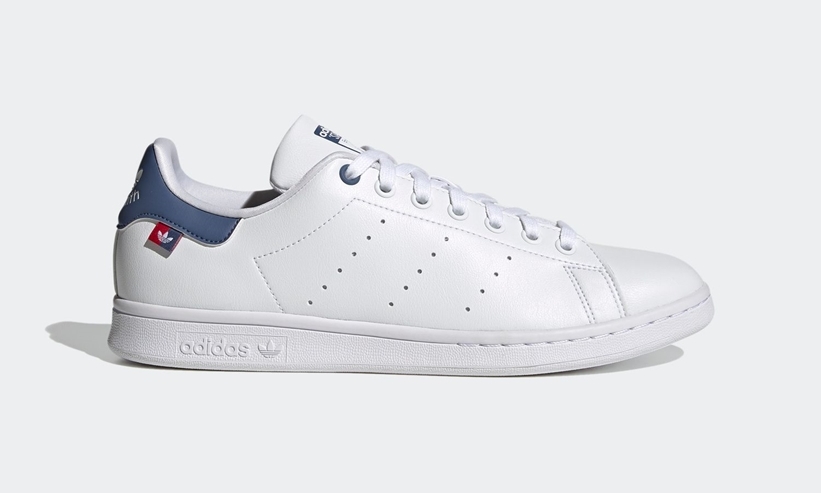 真っ白の地にアクセントカラーが効いたアディダス オリジナルス スタンスミス (adidas Originals STAN SMITH) [FX5541,FX5548]