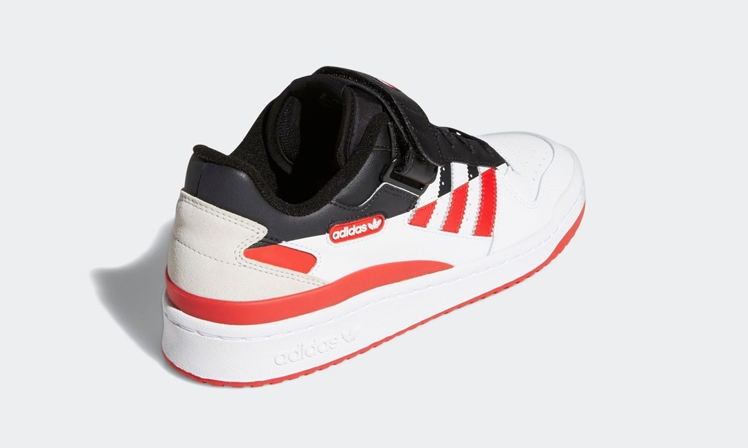 【発売予定】adidas Originals FORUM LOW PREMIUM “Black/White/Red” (アディダス オリジナルス フォーラム ロー プレミアム “ブラック/ホワイト/レッド”) [FY4974]