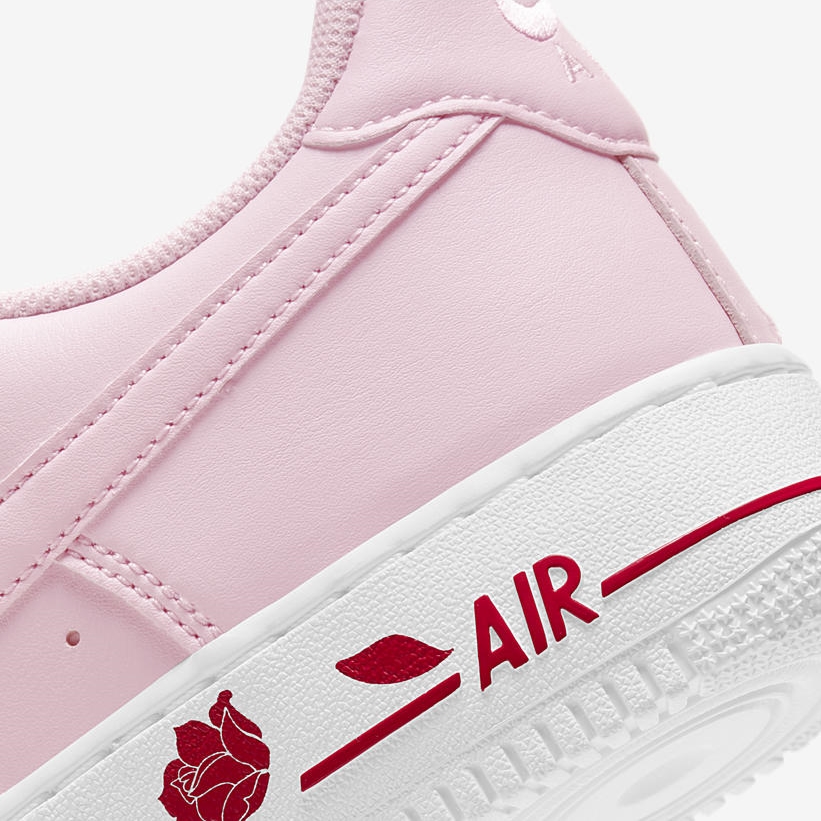 2/25 発売予定！ナイキ エア フォース 1 07 ロー LX “ピンクフォーム/ホワイト/ユニバーシティレッド” (NIKE AIR FORCE 1 07 LOW LX “Pink Foam/White/University Red”) [CU6312-600]